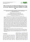 Research paper thumbnail of Effect of Some Non steroidal Anti-Inflammatory Drugs on Growth, Adherence and Mature Biofilms of Candida spp.