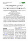 Research paper thumbnail of Antibacterial, Anti-biofilm Activity of Some Non-steroidal Anti-Inflammatory Drugs and N-acetyl Cysteine against Some Biofilm Producing Uropathogens