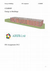 Research paper thumbnail of Energy in Buildings IES Project