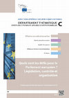 Research paper thumbnail of « Quels sont les défis pour le Parlement européen ? Législation, contrôle et organisation », analyse approfondie réalisée pour la commission AFCO du Parlement européen