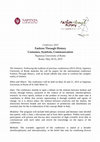 Research paper thumbnail of CALL FOR PAPER ROME INTERNATIONAL CONFERENCE: "Fashion Through History. Costumes, Symbols, Communication". Sapienza University of Rome, May 20-21, 2015