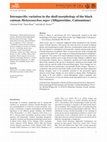 Research paper thumbnail of Intraspecific variation in the skull morphology of the black caiman Melanosuchus niger (Alligatoridae, Caimaninae)