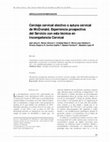 Research paper thumbnail of Experiencia con la técnica de cerclaje McDonald.