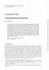 Research paper thumbnail of COMMENTARY Contradictions of austerity