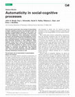 Research paper thumbnail of Automaticity in social-cognitive processes