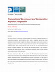 Research paper thumbnail of Transnational Governance and Comparative Regional Integration