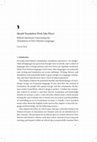 Research paper thumbnail of Should translation work take place? Ethical questions concerning the translation of First Nations languages