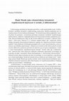 Research paper thumbnail of Hank Moody jako rekonstrukcja tożsamości współczesnych mężczyzn w serialu „Californication” [w:] Gender jako determinanta w przestrzeni prywatnej i publicznej, A. Bałczyńska – Kosman, I. Andruszkiewicz, J. Kałużna, E. Kania (red.), Poznań 2012