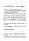 Research paper thumbnail of Algebra Booleana e Circuitos Logicos