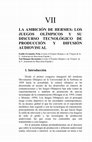 Research paper thumbnail of La Ambición de Hermes: Los Juegos Olímpicos y su discurso tecnologíco de producción y difusión audiovisual 