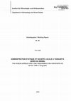 Research paper thumbnail of Grätz, Tilo 2003. Administration étatique et société locale à Tanguiéta (Nord du Bénin). Une analyse politique suite à des interprétations des événements de février 1996 à Tanguiéta. Working Paper No. 20, Mainz: Institut f. Ethnologie u. Afrika-Studien, Universität Mainz 