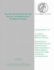 Research paper thumbnail of Grätz, Tilo 2003. Zur sozialen Konstruktion von Freundschaft. Überlegungen zu einem vernachlässigten Thema der Sozialanthropologie (Schwerpunkt Afrika) . Working Paper 53, Max Planck Institute for Social Anthropology, Halle /Saale.  …