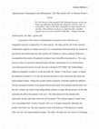 Research paper thumbnail of Apprehensions of Immigration and (In)Hospitality: The Other and the Self  in Charlotte Brontë’s Villette