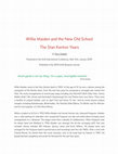 Research paper thumbnail of Willie Maiden and the New Old School