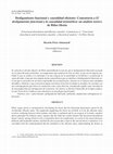 Research paper thumbnail of Desligamiento funcional y causalidad eficiente: Comentario a "El desligamiento funcional y la causalidad aristotélica: un análisis teórico", de Ribes-Iñesta. (2015).  