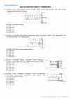 Research paper thumbnail of SOAL UN FISIKA SMA 2013 - PENGUKURAN