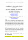 Research paper thumbnail of Développement d'un nouveau modèle d'évolution de profil de plage