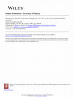 Research paper thumbnail of Managing the discourse of resource management: the case of sasi from'Southeast'Maluku, Indonesia