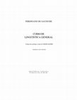 Research paper thumbnail of CURSO DE LINGÜÍSTICA GENERAL Traducción, prólogo y notas de AMADO ALONSO