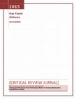 Research paper thumbnail of Critical Review: Pola Spatial Persebaran Pusat Perbelanjaan Modern Di Surabaya Berdasarkan Probabilitas Kunjungan