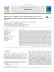 Research paper thumbnail of Stiffening and unfolding of early deposited-fibronectin increase proangiogenic factor secretion by breast cancer-associated stromal cells