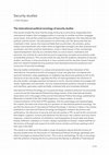 Research paper thumbnail of Security studies in International Political Sociology