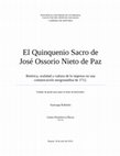 Research paper thumbnail of El Quinquenio Sacro de José Ossorio Nieto de Paz: Retórica, oralidad y cultura de lo impreso en una comunicación neogranadina de 1712 (2010).