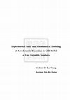 Research paper thumbnail of Experimental Study and Mathematical Modeling of Aerodynamic Transition for 2-D Airfoil at Low Reynolds Numbers