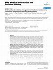 Research paper thumbnail of Evidence-based medicine among internal medicine residents in a community hospital program using smart phones