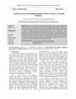 Research paper thumbnail of Food Insecurity and Coping Strategies by Micro Growers in Punjab, Pakistan