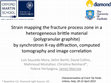 Research paper thumbnail of Strain mapping the fracture process zone in a heterogeneous brittle material