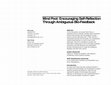 Research paper thumbnail of Mind Pool: Encouraging Self-Reflection Through Ambiguous Bio-Feedback