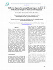 Research paper thumbnail of Different Approaches using Change Impact Analysis of UML Based Design for Software Development