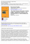 Research paper thumbnail of 'The Chief Chinese Interpreter' Charles Hodges: Mapping the Aurality of Race and Governance in late colonial Melbourne 