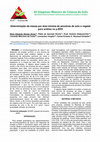 Research paper thumbnail of Determinação da massa por área mínima de amostras de solo e vegetal para análise no μ-EDX