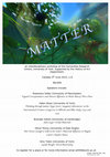 Research paper thumbnail of MATTER: an interdisciplinary workshop