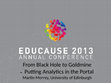 Research paper thumbnail of From Black Hole to Gold Mine: Adding Analytics to the University Portal