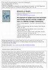 Research paper thumbnail of Perceptions of obstetrical interventions and female genital cutting: Insights of men in a Somali refugee community