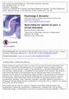 Research paper thumbnail of Sexercising Our Opinion on Porn: A Virtual Discussion