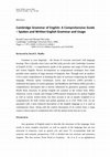 Research paper thumbnail of Cambridge Grammar of English: A Comprehensive Guide 