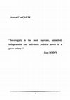 Research paper thumbnail of The Emergence of the Sovereignty, Mutations in Citizenship and New Sovereignty