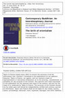 Research paper thumbnail of Book review (Contemporary Buddhism) The  Birth of Orientalism