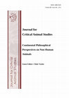 Research paper thumbnail of Journal for Critical Animal Studies Special Topics Issue: Continental Philosophical Perspectives on Non-Human Animals (vol. IX, issue 1-2, 2011)