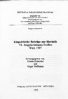 Research paper thumbnail of Krause M. 1999. Epistemische Modalität und Sprechereinstellung im Serbokroatischen. In: Doleschal U., Hoffmann E. (Hrsg.) Linguistische Beiträge zur Slavistik aus Deutschland, Österreich und der Schweiz. VI. JungslavistInnen-Treffen Wien 1997. München: Verlag Otto Sagner, 89–108.