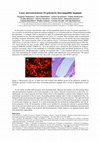 Research paper thumbnail of Laser microstructured 3D polymeric biocompatible implants