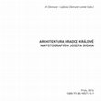 Research paper thumbnail of Architektura Hradce Králové na fotografiích Josefa Sudka, 2014