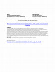 Research paper thumbnail of Brief economic-technical overview in determining of the quality of accumulators-batteries