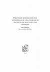 Research paper thumbnail of Percursos metodológicos e estratégias de uma pesquisa de recepção de televisão com crianças