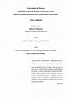 Research paper thumbnail of Tesis de Maestría: "Crítica a la criminalización del aborto desde una perspectiva de derechos. El rol del Estado frente al aborto"