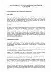 Research paper thumbnail of TRABAJO PLANTA DE CIANURACION POR AGITACION